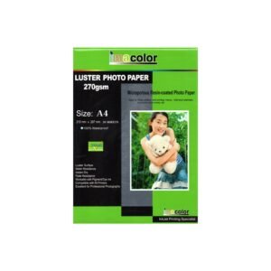Luster Photo Paper Glossy A4 (8.268"x11.693") 270gsm 20 Sheets