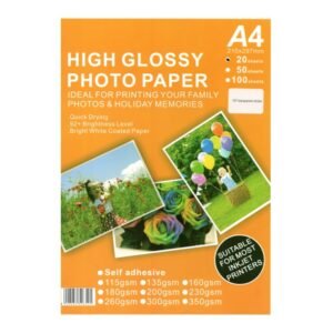 Photo Paper Glossy A4 Transparent Sticker (8.268"x11.693") 150gsm 20 Sheets