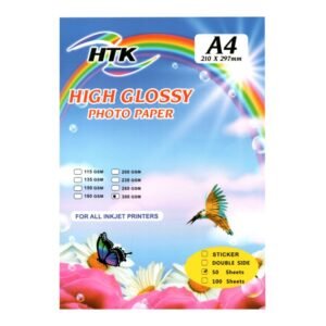 Photo Paper Glossy A4 (8.268"x11.693") 300gsm 50 Sheets