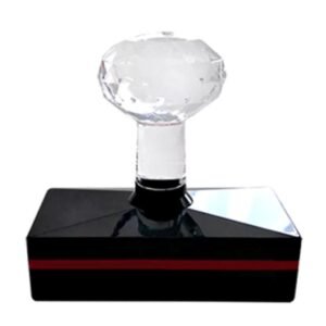 Pre Ink Crystal Handle Rectangle Flash Stamp