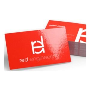 Single Side Customize Shining 4 Color Visiting Card