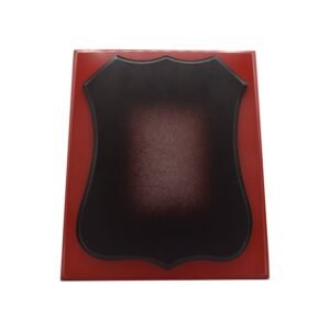 Two-Tone Heraldic Shield Plaque