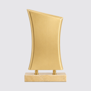 Standard Wooden Award Shield 4"x8" Golden S16