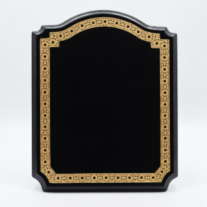 Premium Wooden Award Shield 9"x11" Brown P5