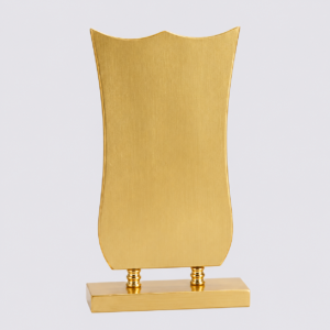Standard Wooden Award Shield 4"x8" Golden S7