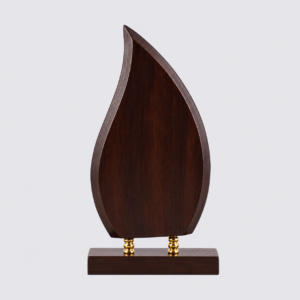 Standard Wooden Award Shield 4"x8" Brown S5