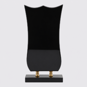 Standard Wooden Award Shield 3.5"x7" Black S2