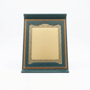 Premium Wooden Award Shield 10"x14" Green P4