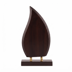Standard Wooden Award Shield 4"x8" Brown S5