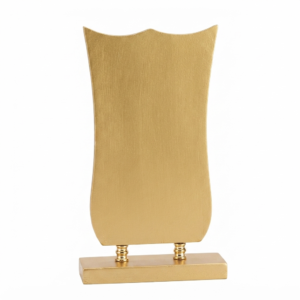 Standard Wooden Award Shield 3"x6" Golden S9