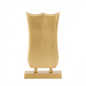 Standard Wooden Award Shield 4"x8" Golden S7