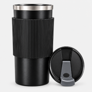 Stainless Steel Travel Tumbler with Silicone Sleeve