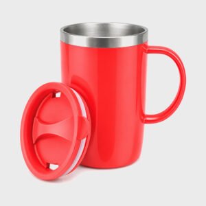 Stainless Steel Coffee Mug with Lid